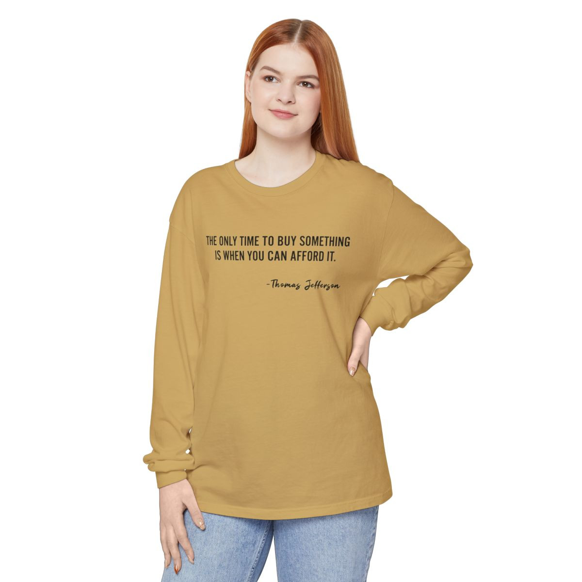 Inspirational Quote Long Sleeve T-Shirt for Lifelong Learners